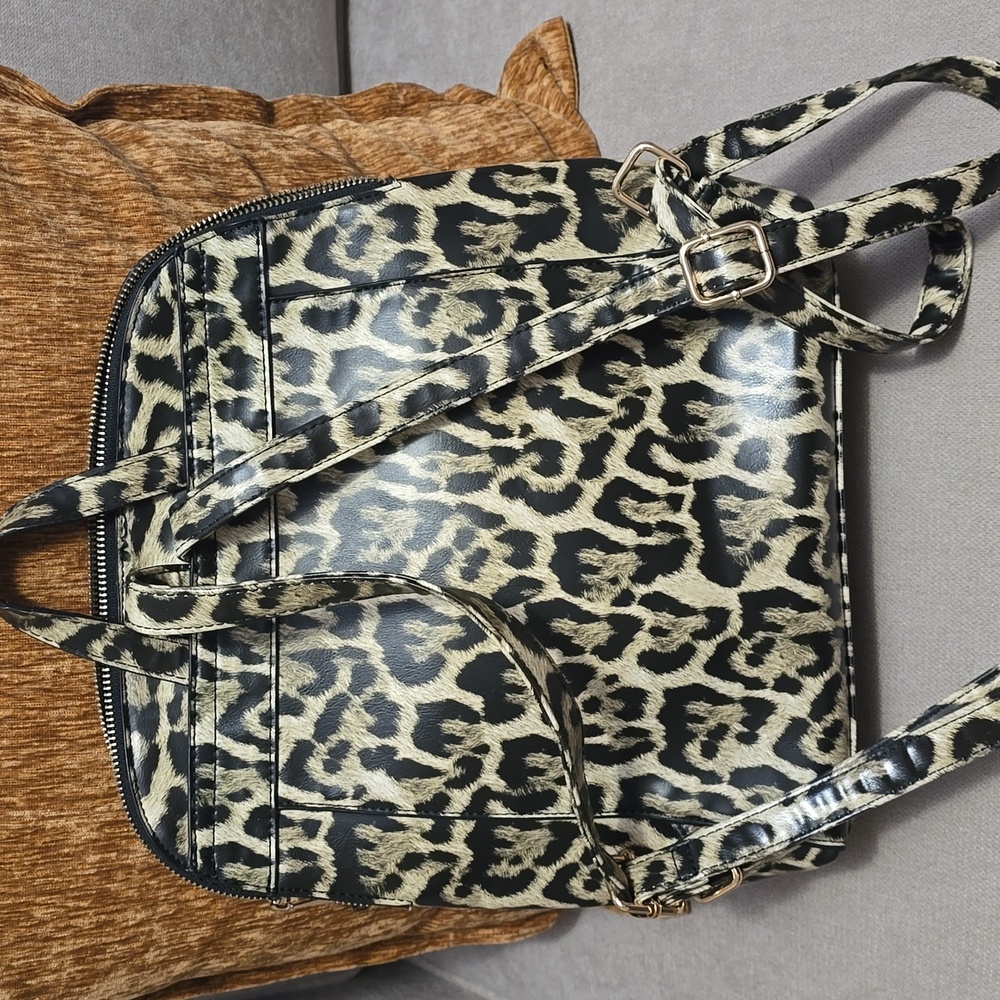 Leopard Print Backpack - image 5